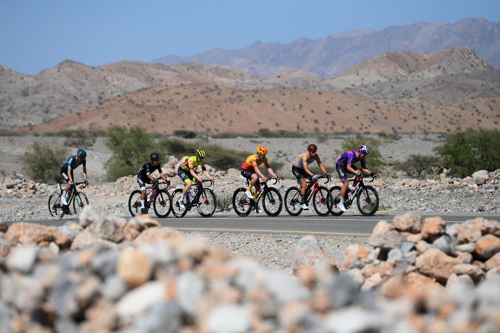 The Tour of Oman stage 2 break of the day