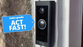 The Ring Video Doorbell Wired with a 'Act fast' tag