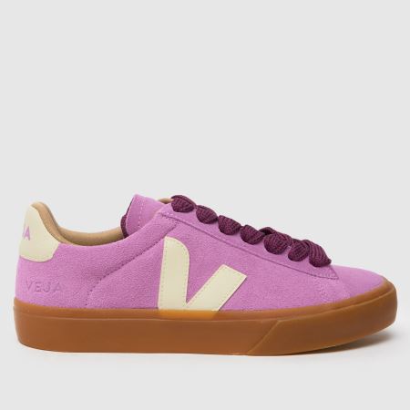 Veja Campo Suede Trainers in Pink