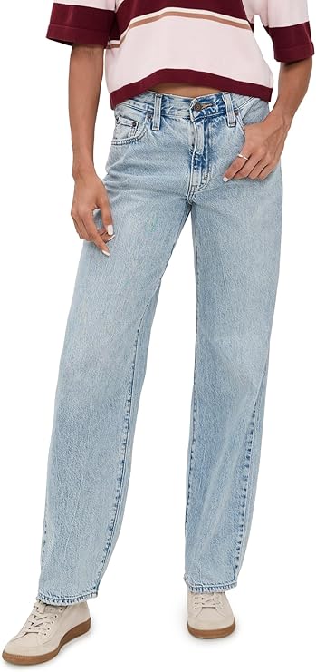 Levi's, Levi's Women's Baggy Dad Jeans, Fan Flare, Blue, 26