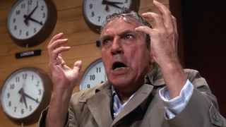 Howard Beale loses his marbles and screams in national television in Network