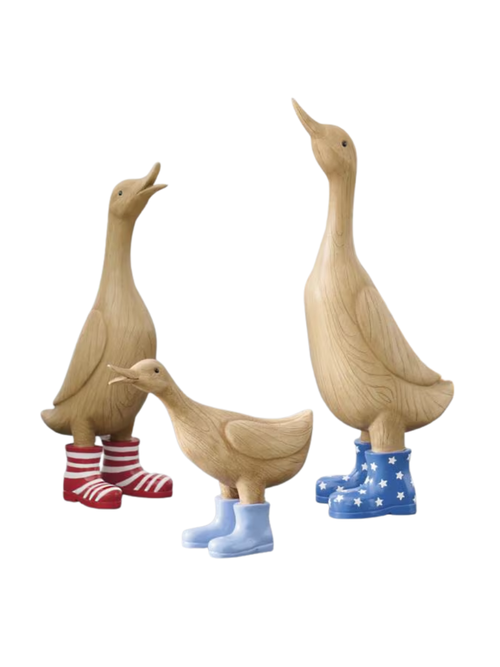 Patriotic Duck Grouping, Set of Three