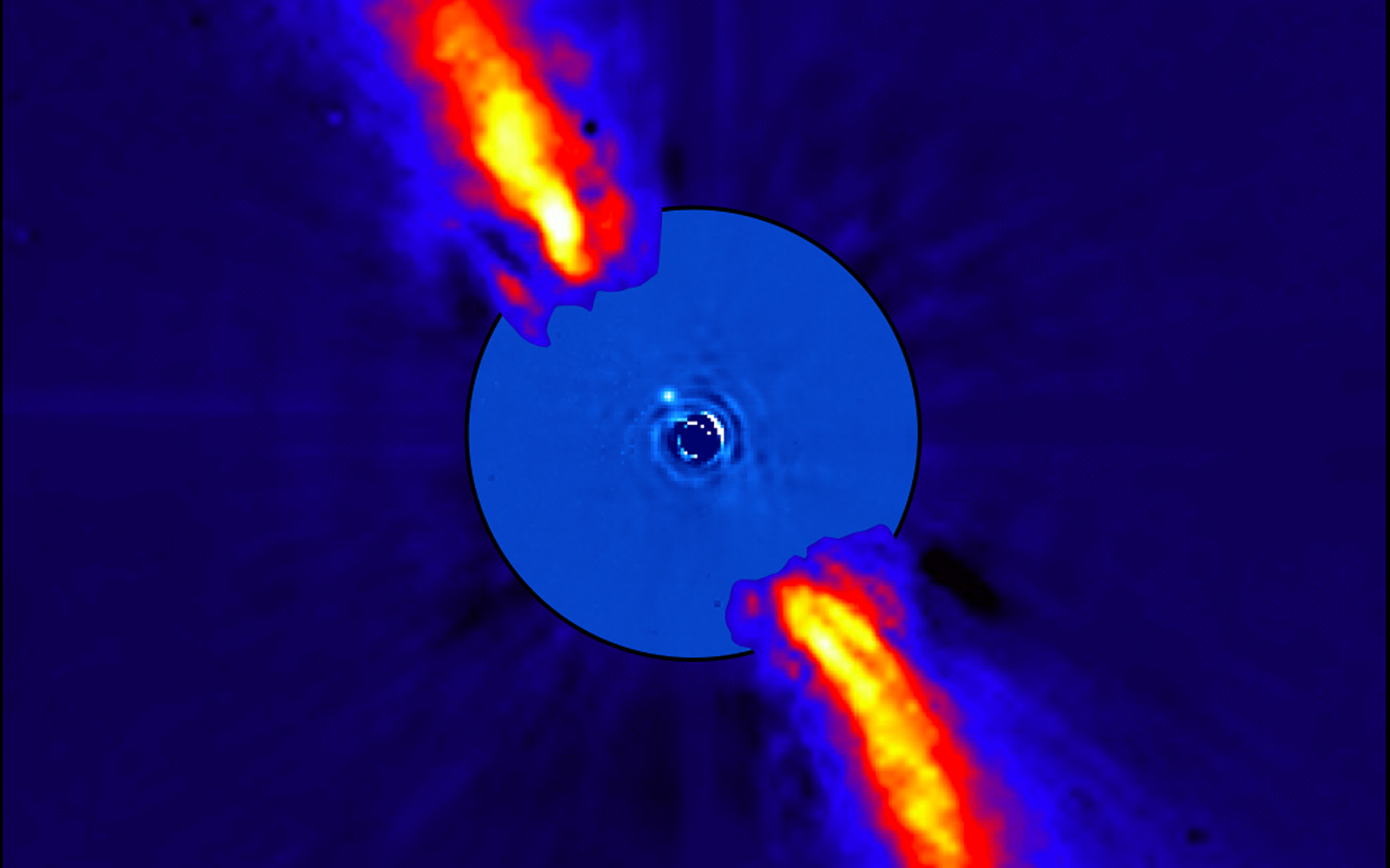 Beta Pictoris as Seen in Infrared Light