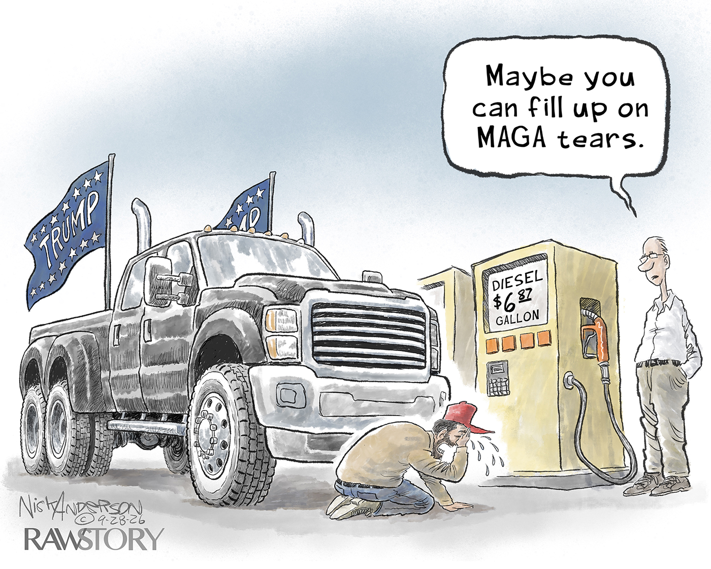 Political cartoon