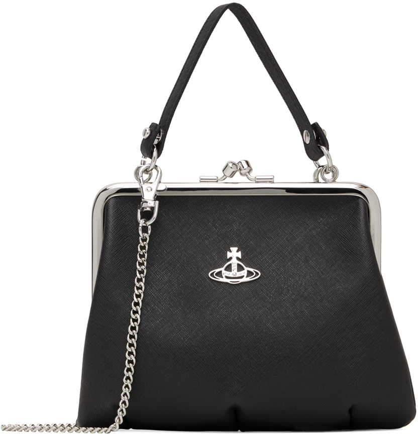 Black Granny Frame Bag