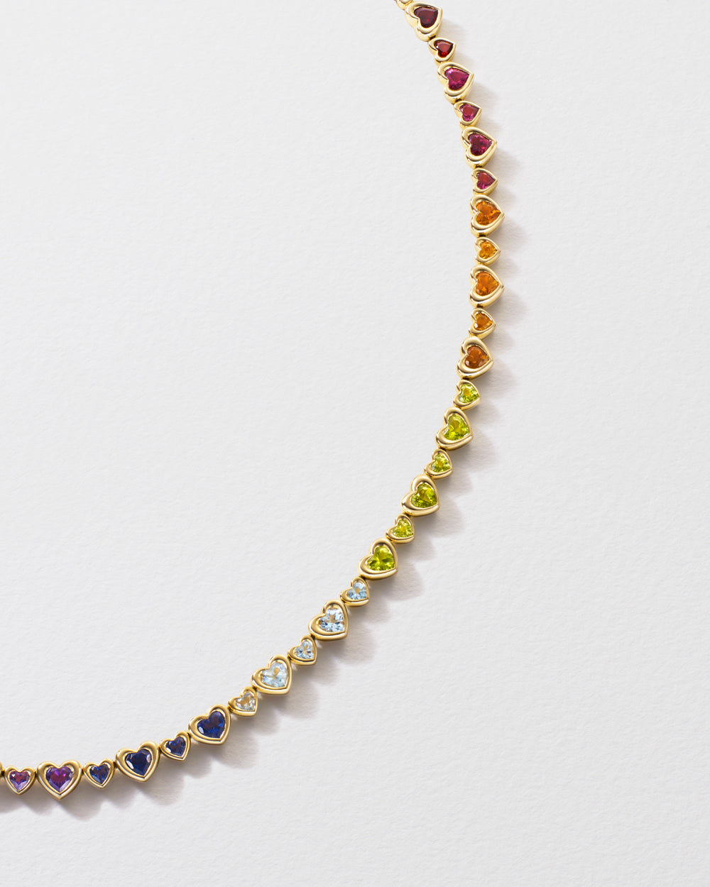 Mini Heart 2 Heart Bracelet - Yellow Gold