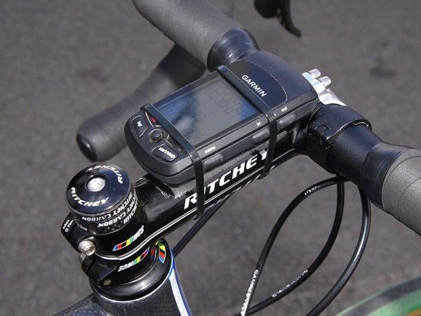 Garmin GPS computers are suddenly everywhere in the pro peloton, presumably to help remind the riders of important upcoming sections.