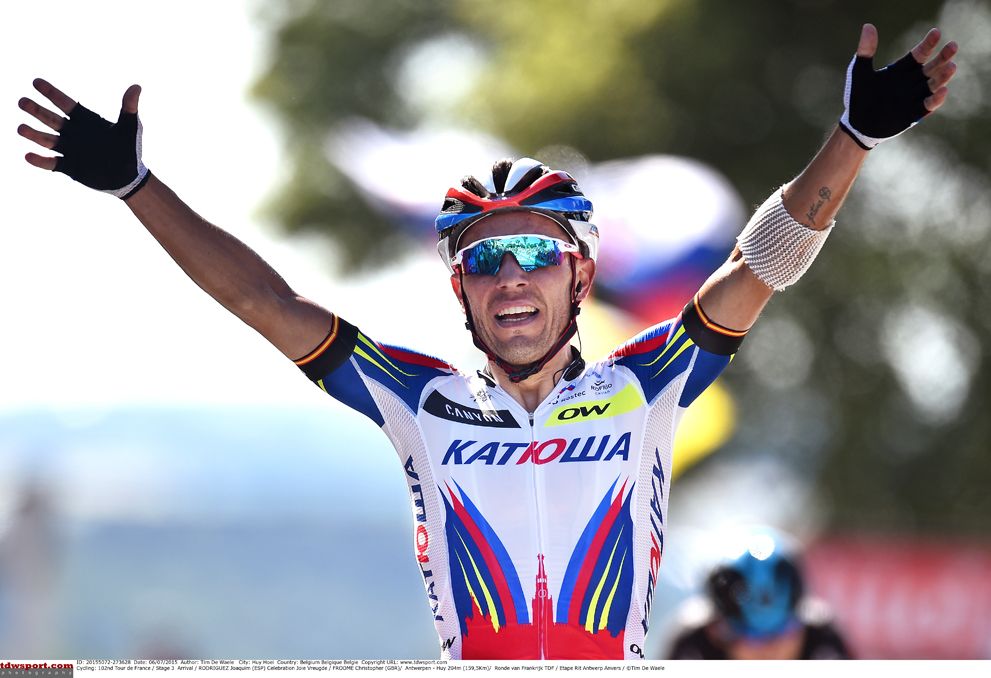 Joaquim Rodriguez (Katusha) comes out on top on stage 3