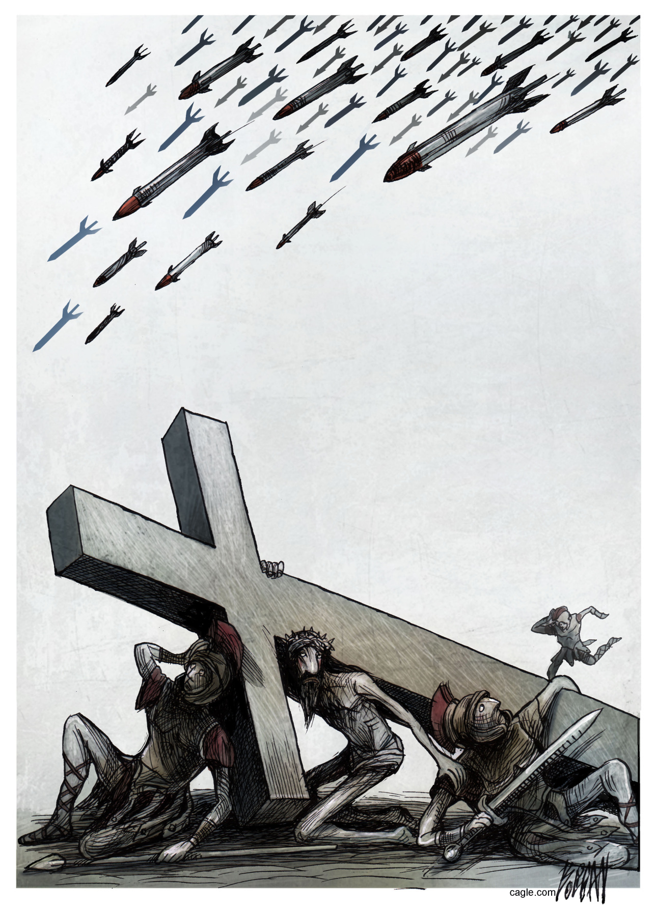 A political cartoon.