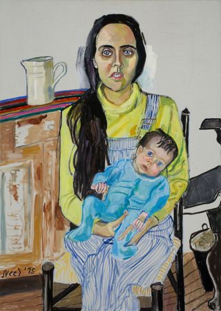 Alice Neel, Ginny and Elizabeth, 1975, oil on canvas