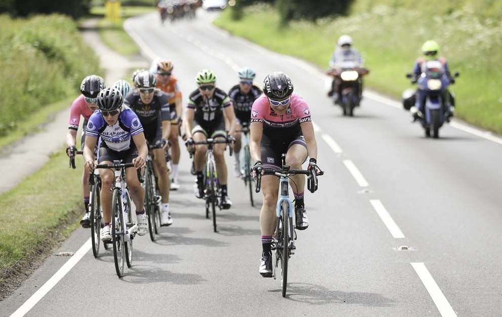 Sarah Storey is caught by the escapees