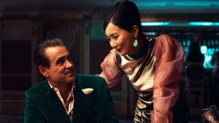 Colin Farrell and Fala Chen in "Ballad of a Small Player" on Netflix