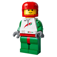 Up-Scaled Racing Driver Minifigure-Price: - Ages: - Pieces: - Minifigures: - Item Number: 