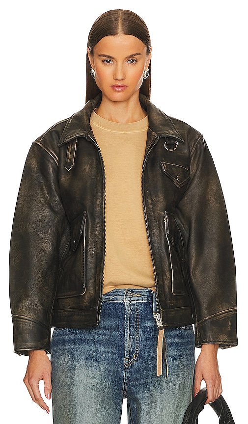 Leather Pocket Jacket