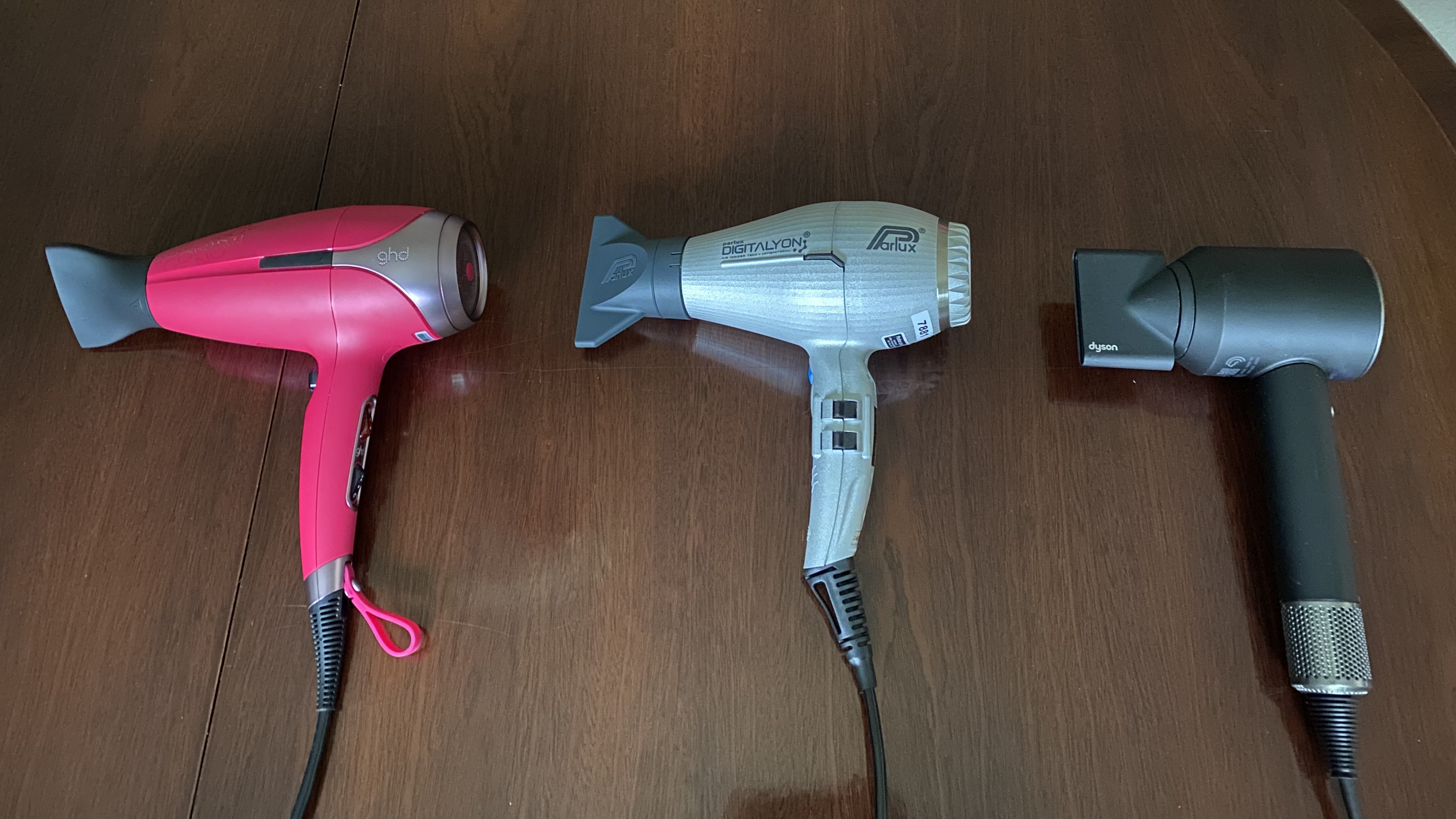 Parlux comparison with other compact hair dryers
