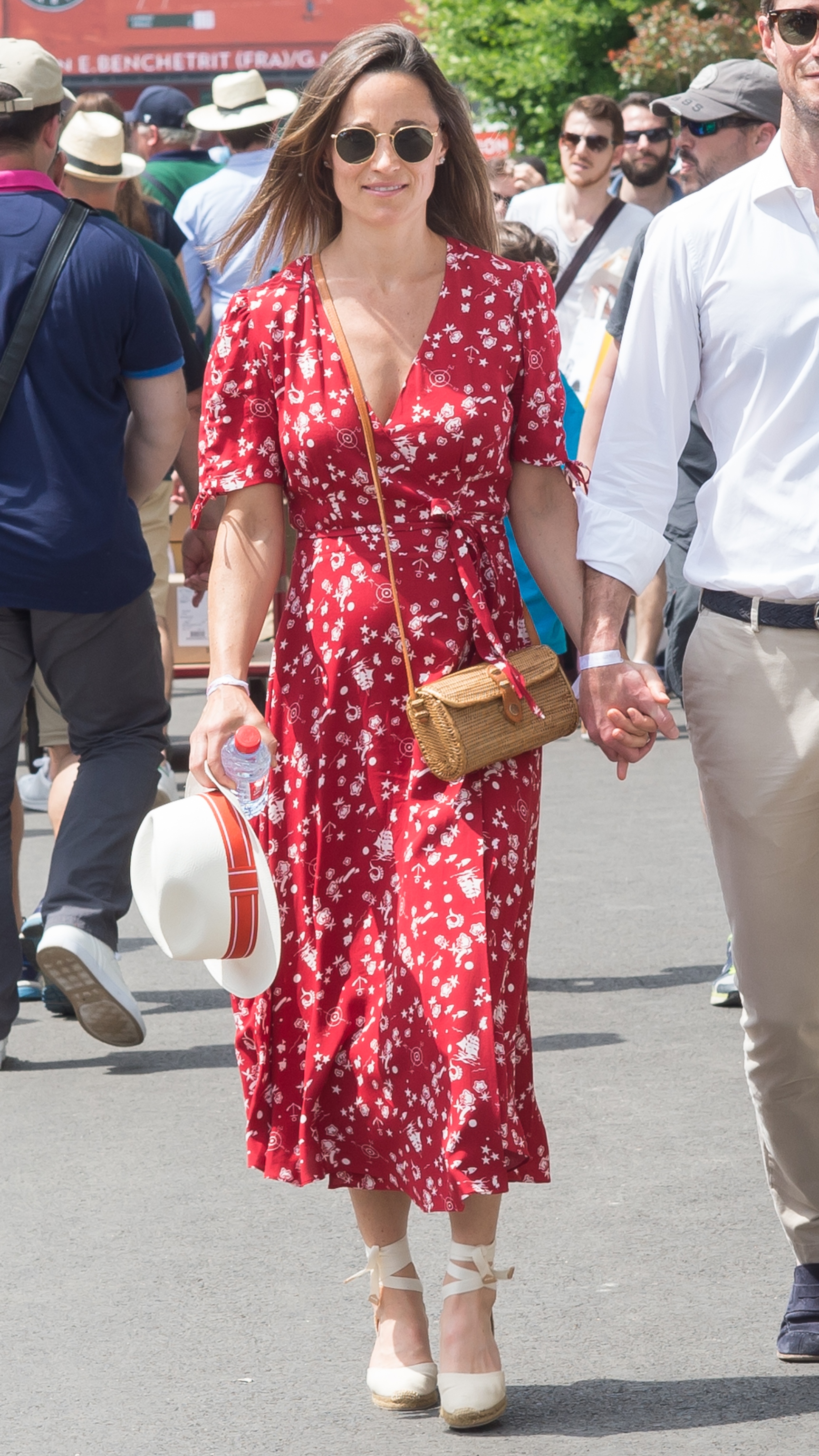 Pippa Middleton attends the 2018 French Open - Day One at Roland Garros on May 27, 2018