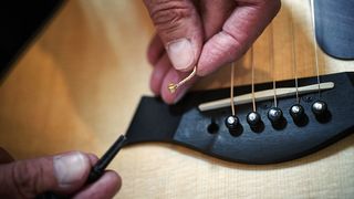 Acoustic Guitar String Change