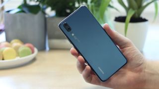 The Huawei P20 is less shiny, but just as capable of changing color