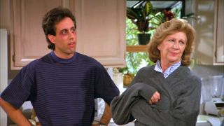 Jerry Seinfeld and Liz Sheridan on Seinfeld
