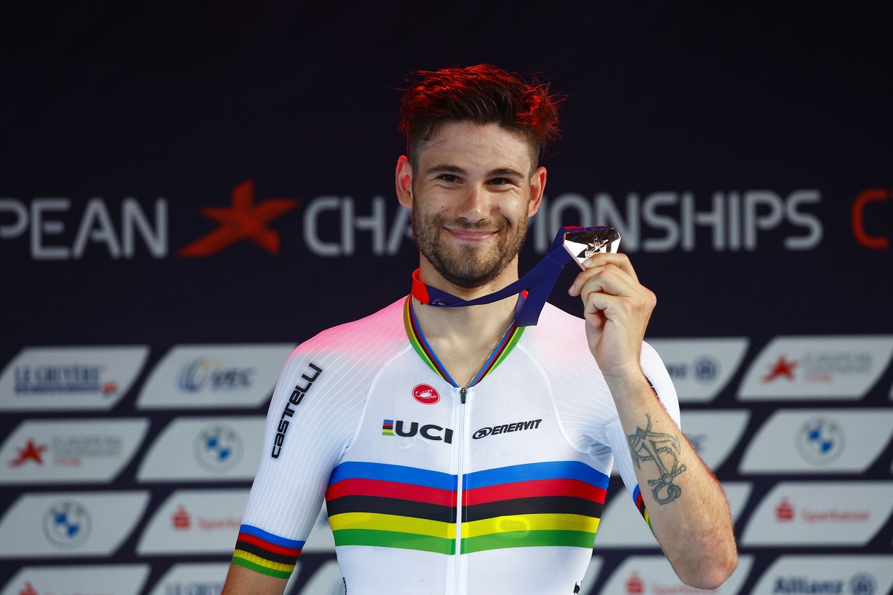 European Championships Munich 2022 - 2022 UEC Road Elite European Championships - Men's ITT - 17/08/2022 - Filippo Ganna (ITA) - photo Luca Bettini/UEC/SprintCyclingAgency&Acirc;&copy;2022