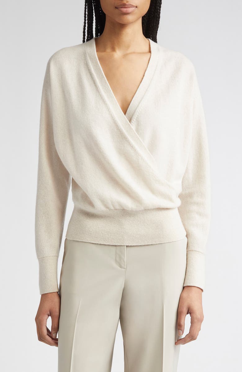 Draped Cashmere Sweater