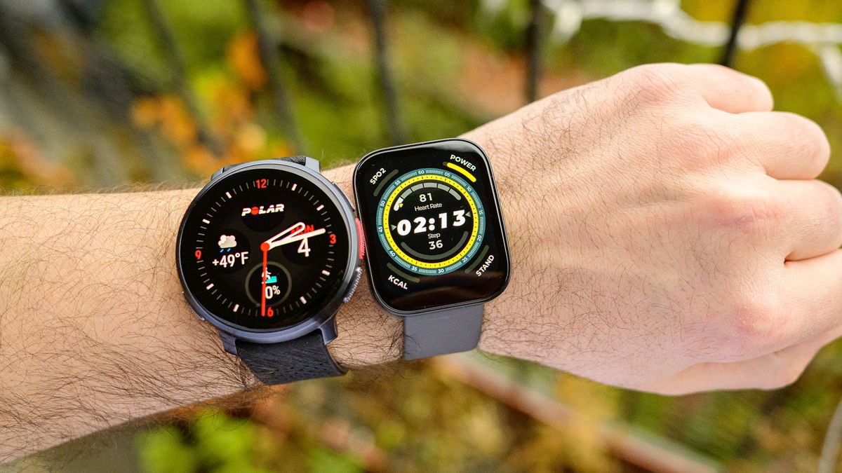 I walked 5,000 steps with the $600 Polar Vantage V3 and $80 Amazfit Bip 5 —  and this was more accurate
