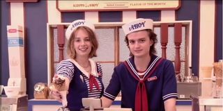 stranger things s3 teaser maya hawke robin joe keery steve netflix