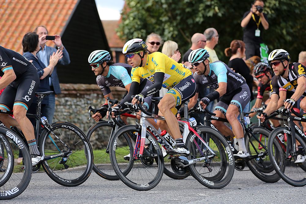 The peloton in action during stage 7.