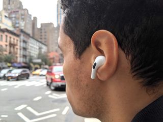 Active noise cancellation being tested on the AirPods Pro
