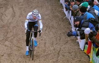 Mathieu van der Poel takes a solo victory at the World Cup in Koksijde