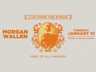 Morgan Wallen Ryman Livestream Hero