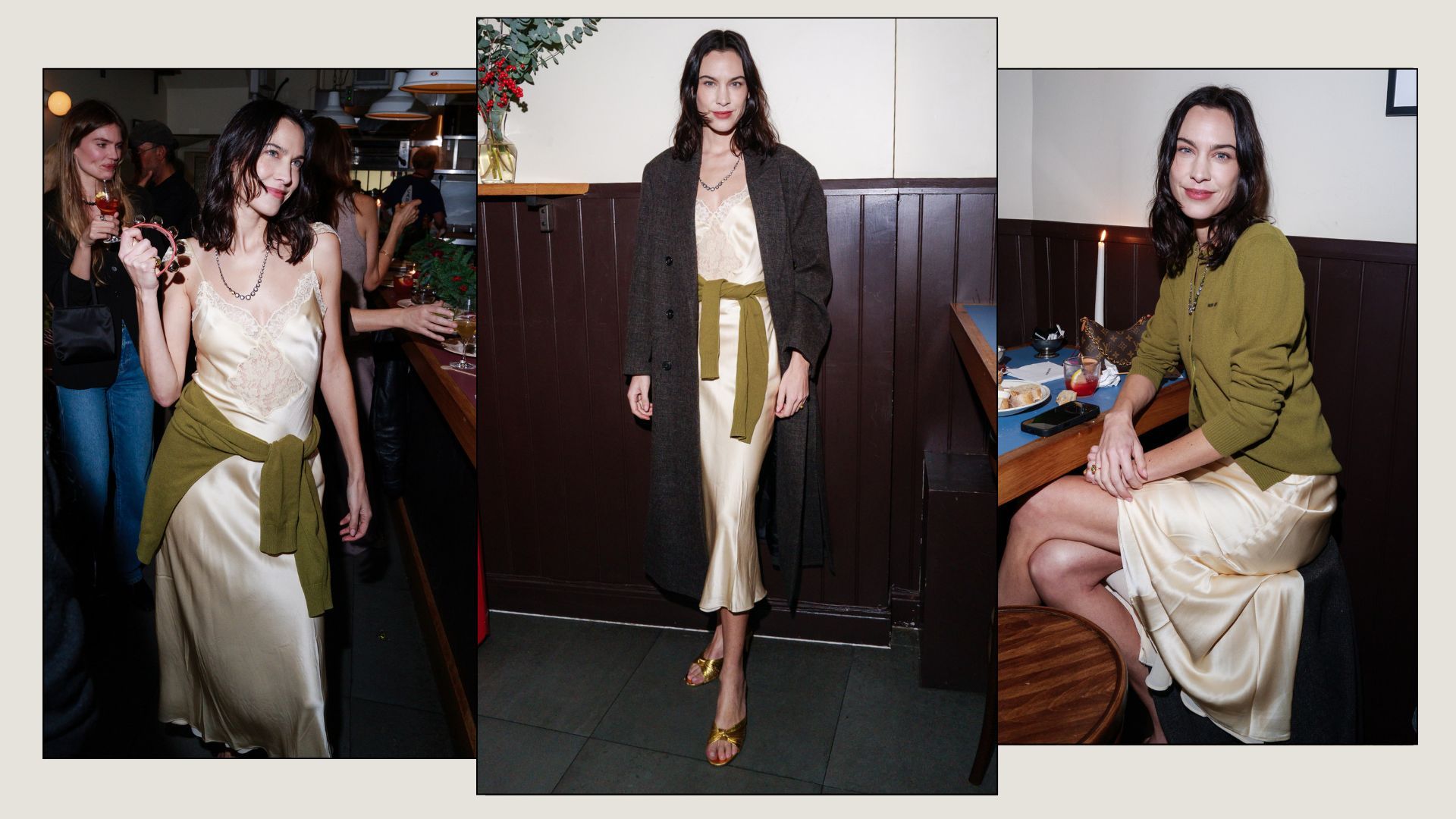 Alexa Chung Just Brought Gold Peep-Toe Heels Back For 2026