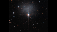 A bright central star stands out in a field of stars against the dark backdrop of space.