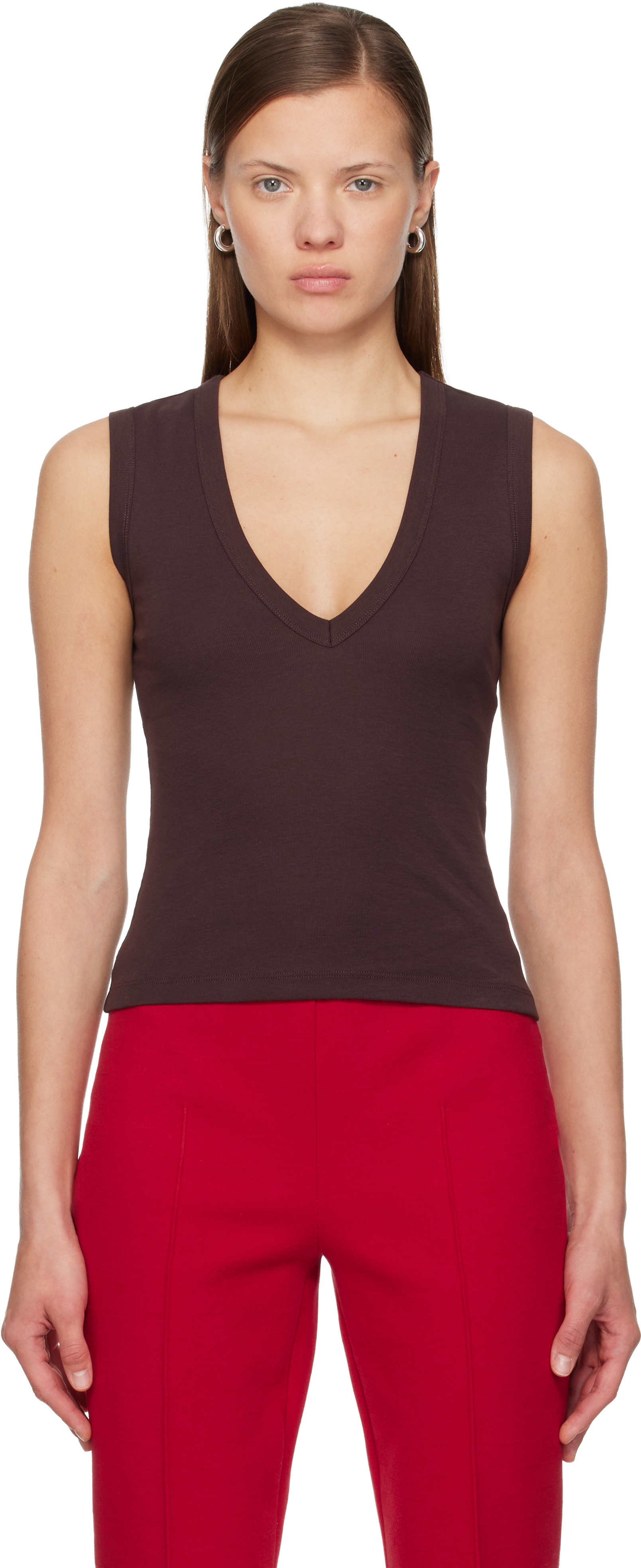 Brown Dewi Tank Top