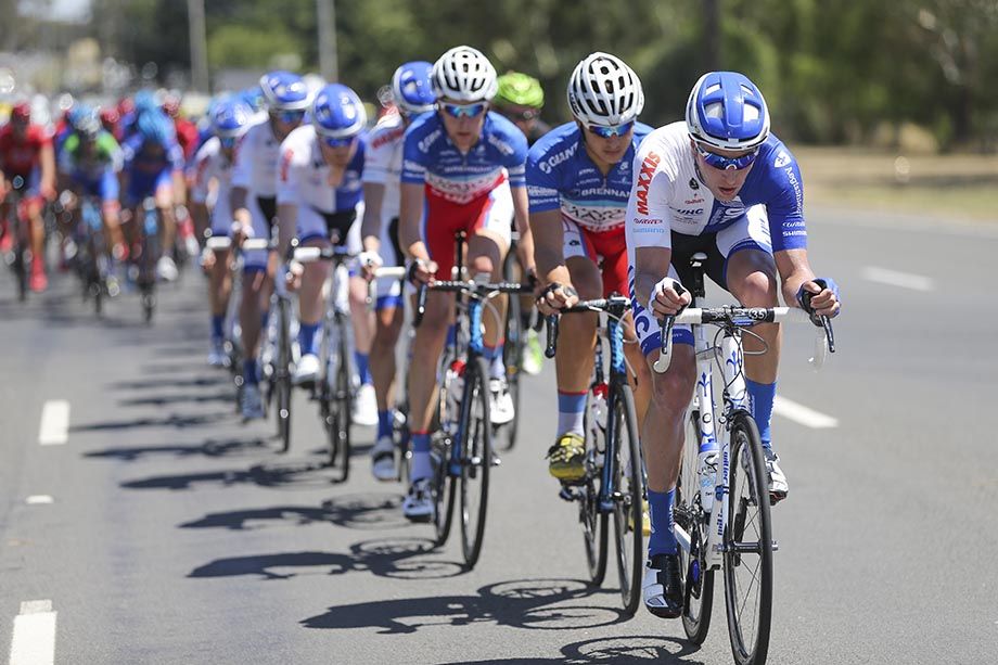 Adrian Hegyvary leads the chase
