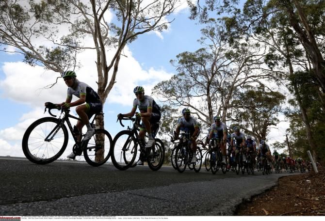 Orica GreenEdge stretch out the peloton on stage 3
