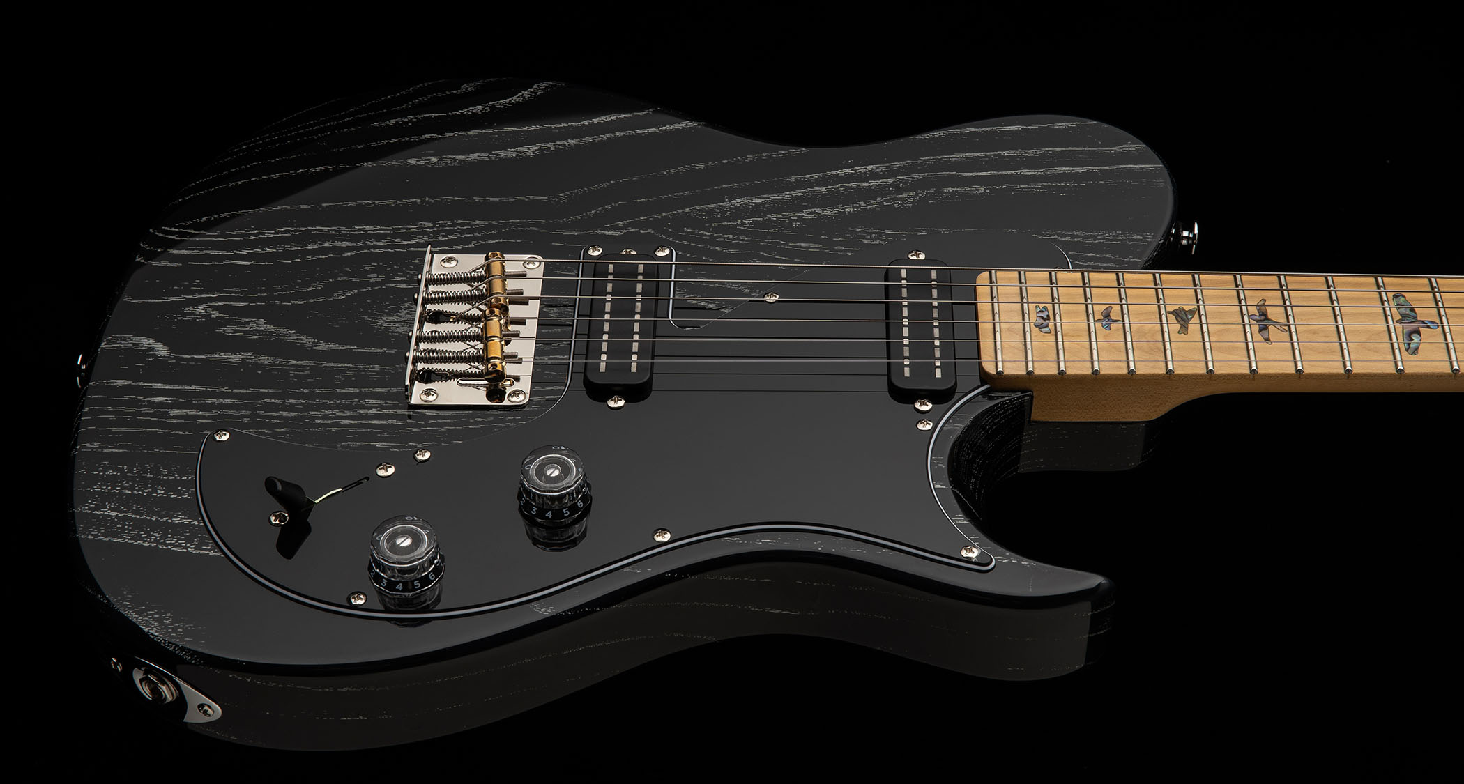 PRS SE NF 53 Black Dog Hair
