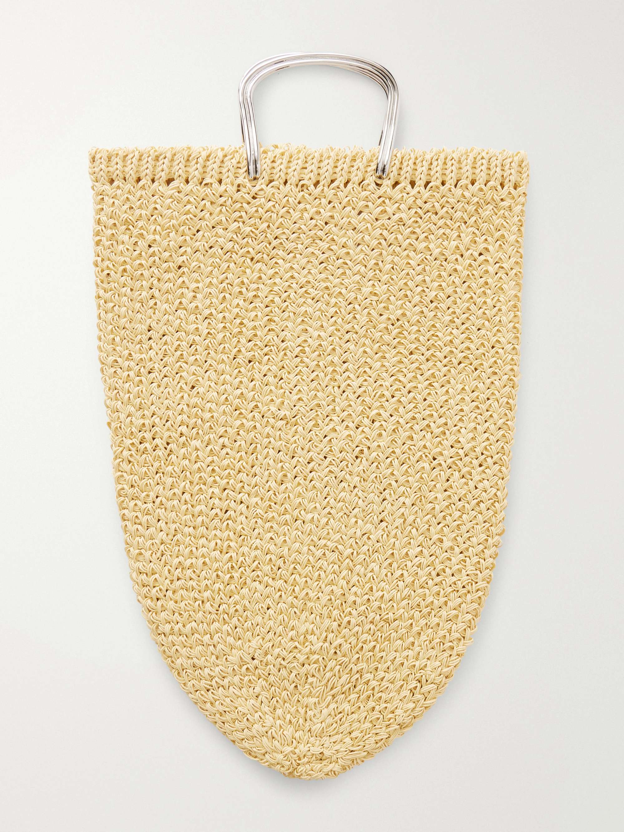Woven Raffia Tote Bag
