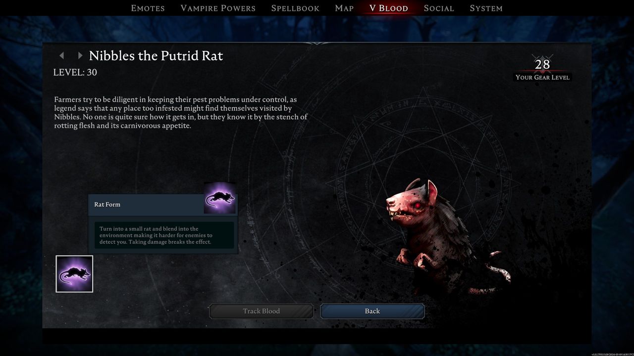 V Rising Nibbles the Putrid Rat