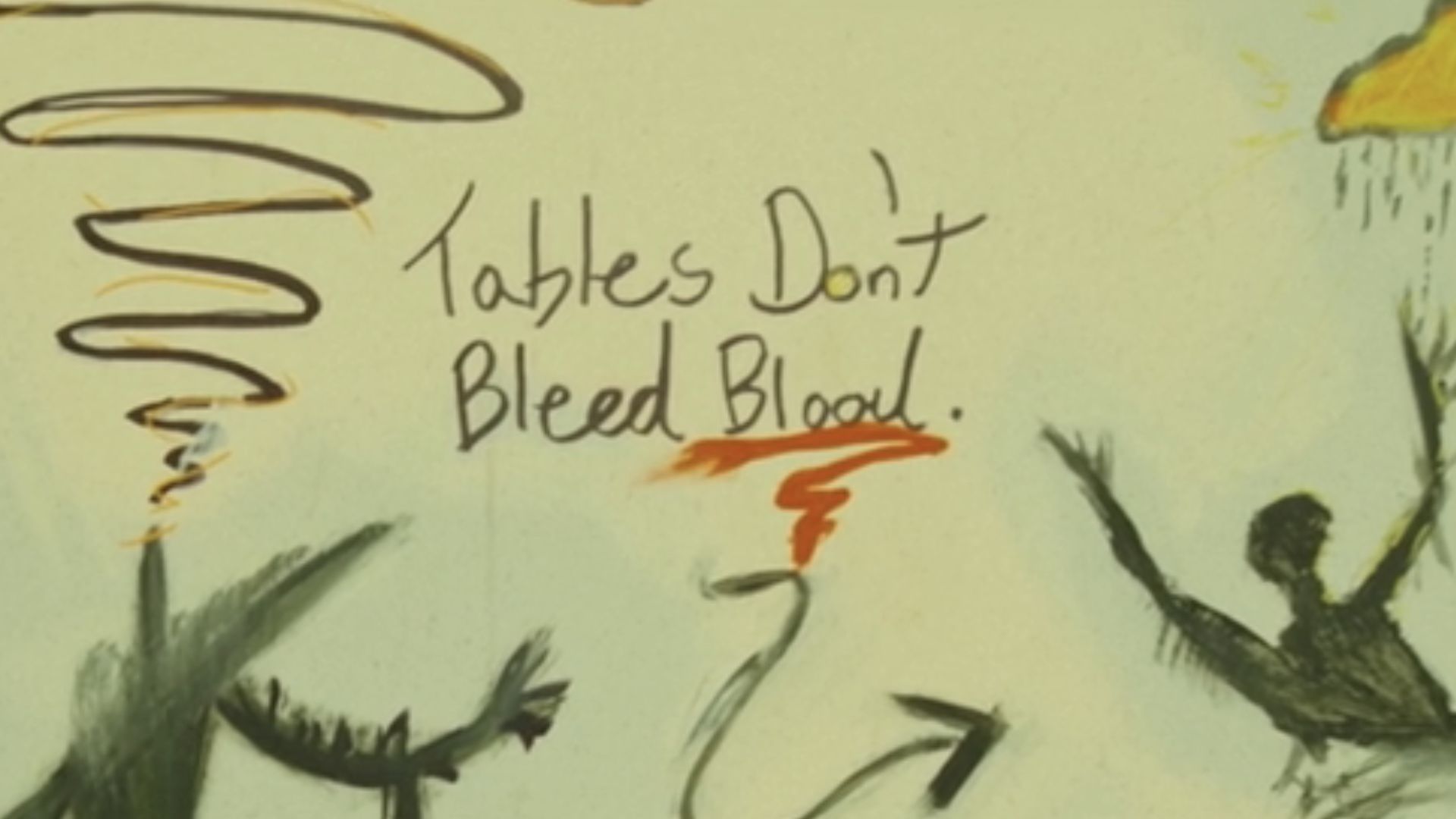 Part of Clark's mysterious mural in Backrooms, where 