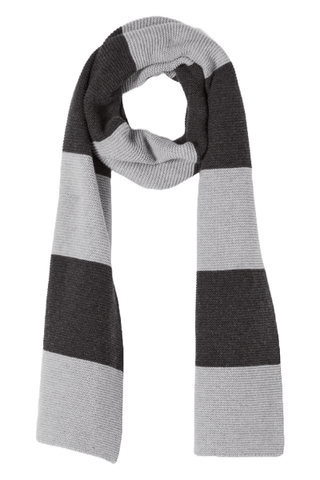 Eileen Fisher Striped Organic Cotton & Recycled Cashmere Scarf