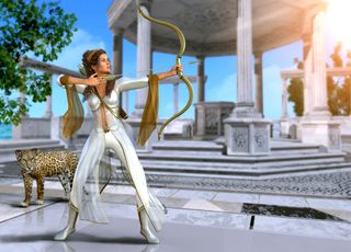An illustration of Artemis