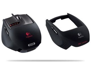The Wide Load Grip (left) is designed for gamers who prefer a larger mouse, while the Precision Grip is smaller and designed for better finger-tip control.