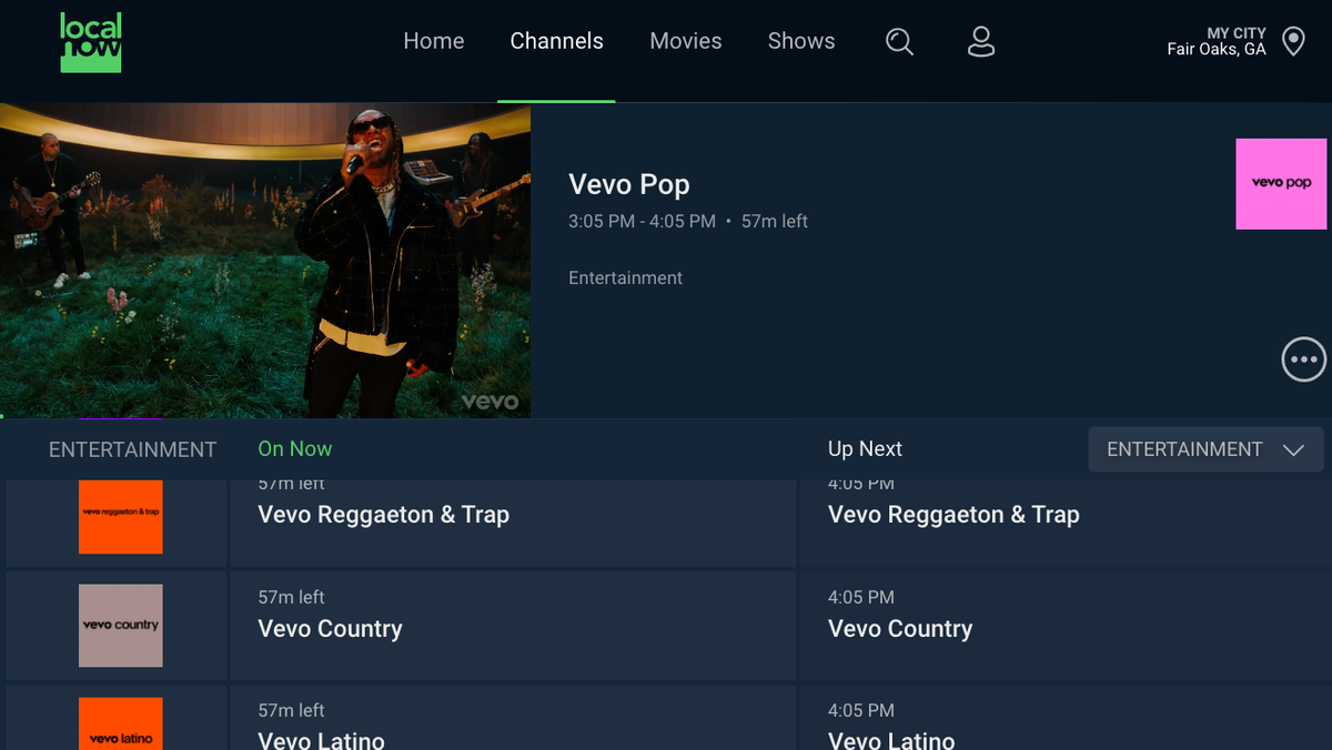 Vevo Local Now