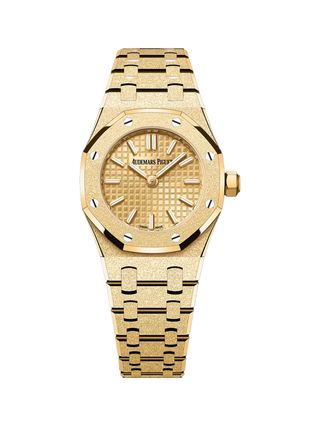 Audemars Piguet Mini Frosted Gold Quartz Watch