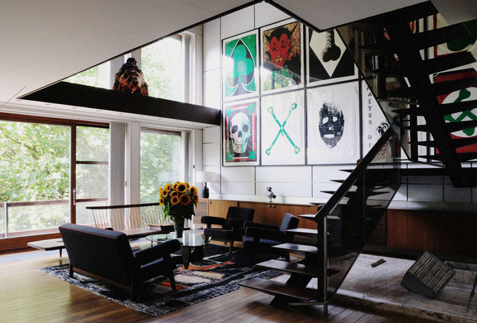Inside Raf Simons’ Antwerp lounge