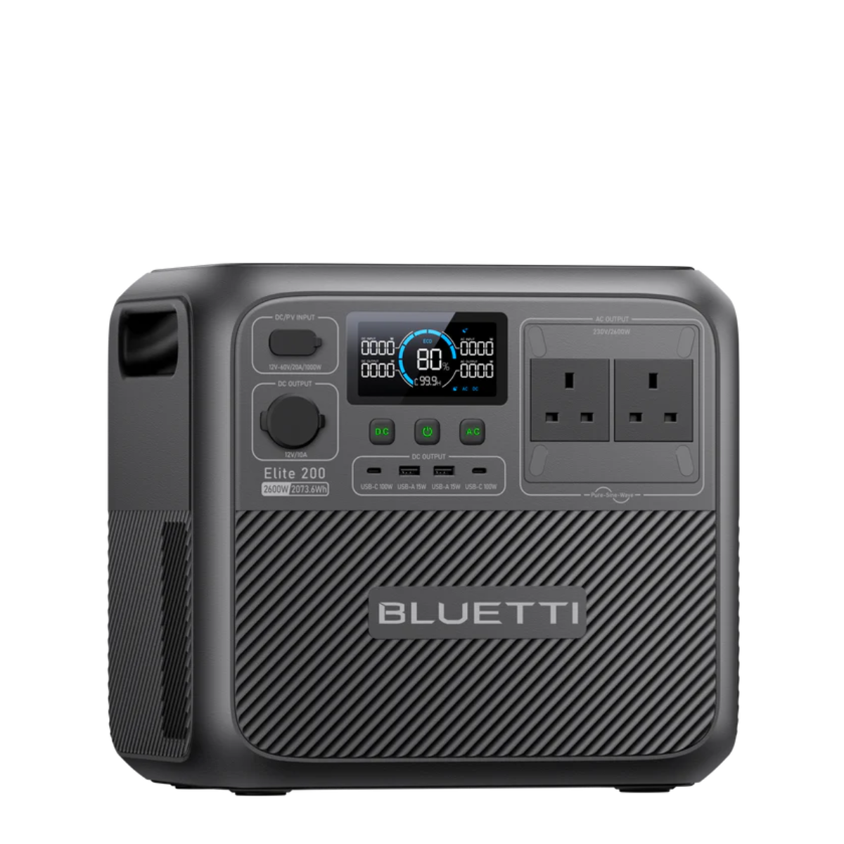 Bluetti Elite 200 V2 on a white background