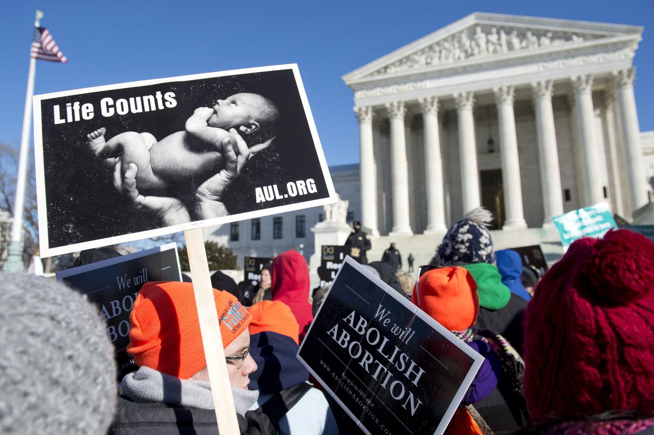 Anti-abortion protest