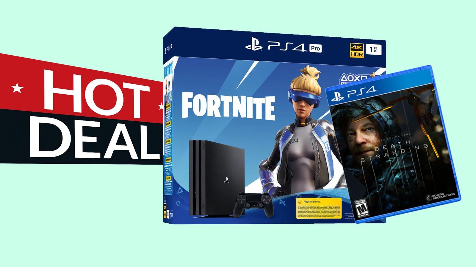 Havbrasme Alperne Feed på PS4 Pro bundle with Fortnite and Death Stranding at rock-bottom price in  Curry's January sales | T3