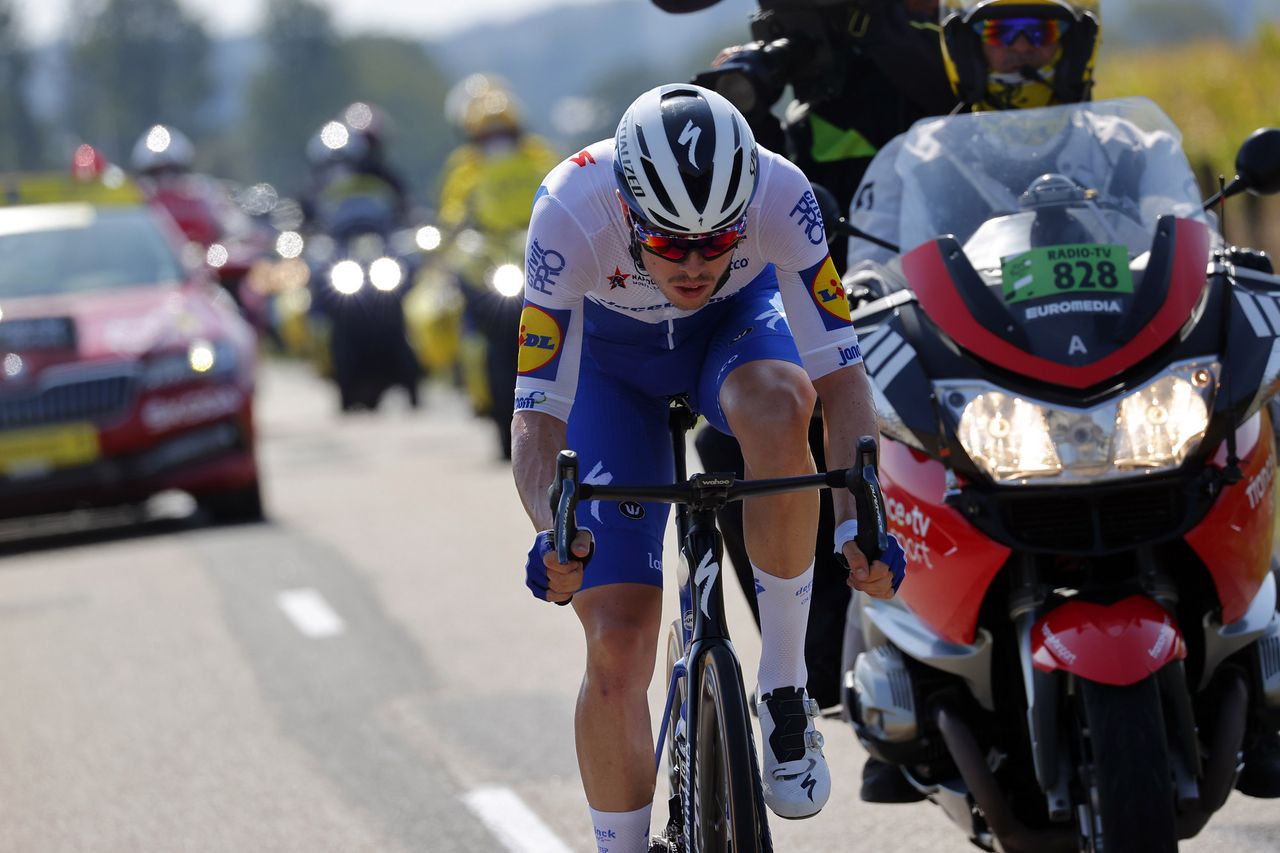 Tour de France 2020 - 107th Edition - 19th stage Bourg-en-Bresse - Champagnole 166,5 KM - 18/09/2020 - Remi Cavagna (FRA - Deceuninck - Quick Step) - photo Luca Bettini/BettiniPhoto&Acirc;&copy;2020